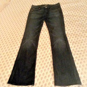 Seven Dark Blue Denim "Kimmie" Bootcut Jeans Ladies 28